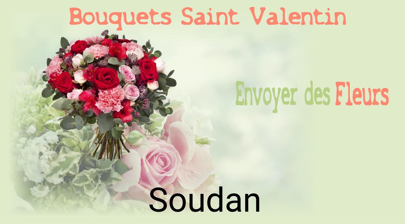 Roses de Saint-Valentin livrées à Soudan